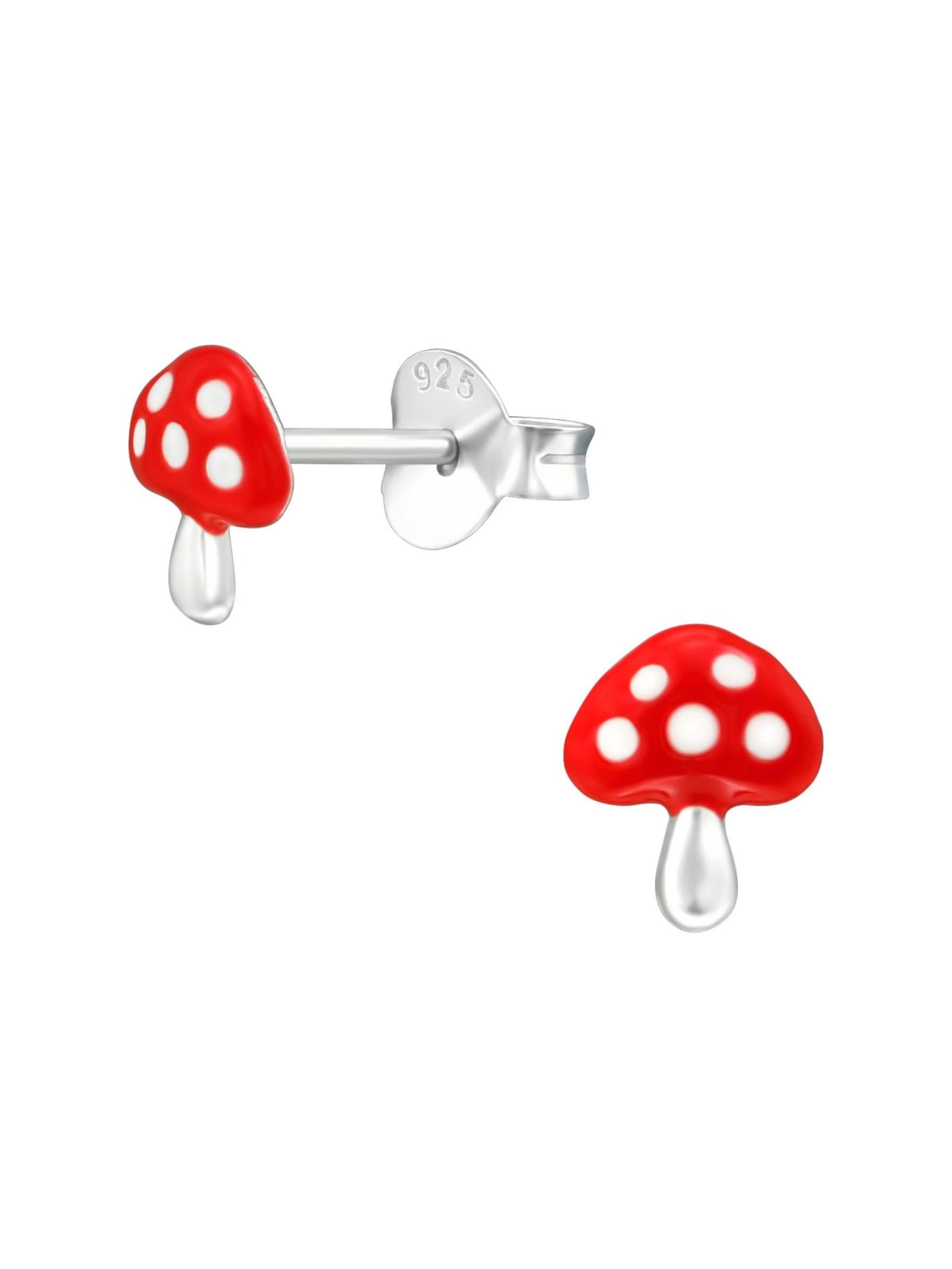Bijou 'Mushroom' Maxte en rouge : devant