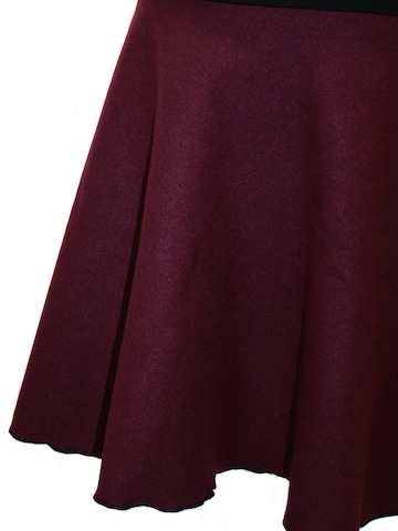 dunkle design Skirt 'Loden Uni' in Red