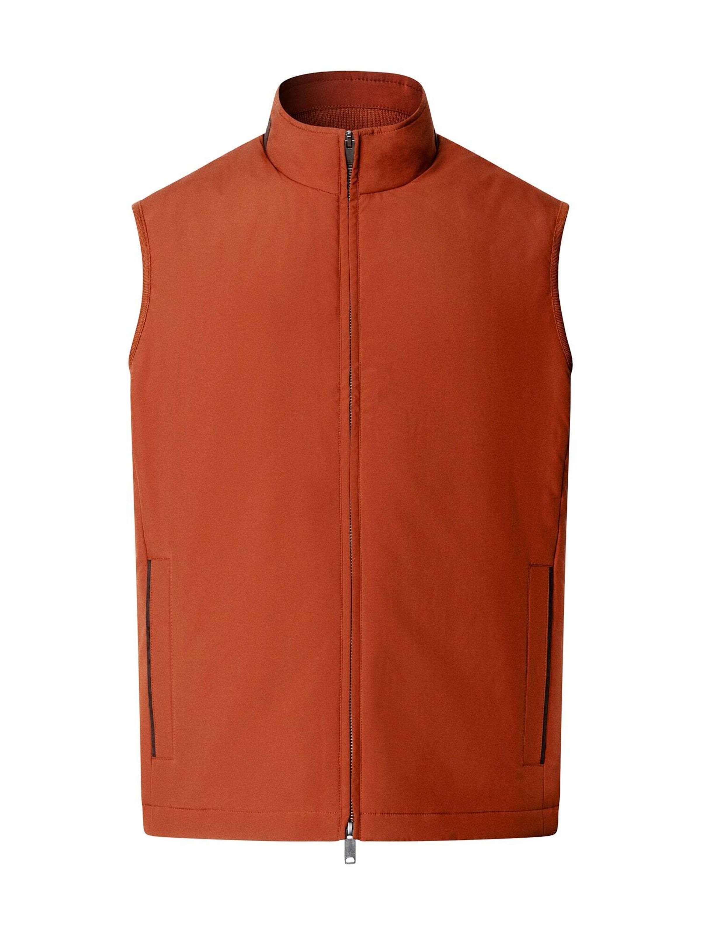 Hackett London Vest 'Windsor' in Orange: front