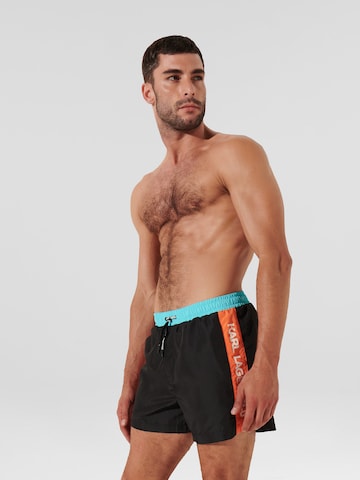 Karl Lagerfeld Badshorts i svart: framsida