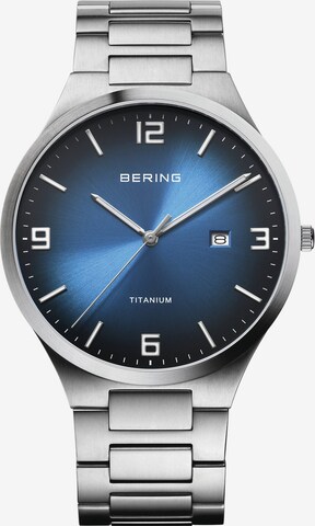 BERING Analog Watch in Silver: front