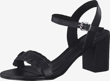 MARCO TOZZI Strap Sandals in Black: front