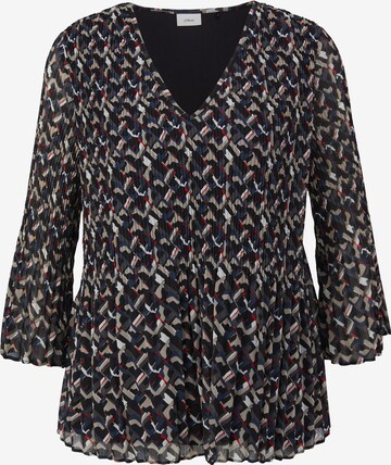 s.Oliver BLACK LABEL Blouse in Zwart: voorkant