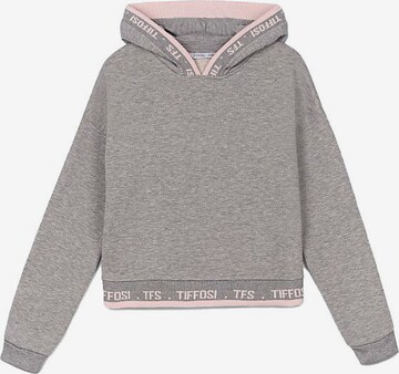 Tiffosi Sweatshirt 'MISHA' in Grau: front
