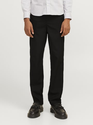 Jack & Jones Junior Regular Trousers in Black: front