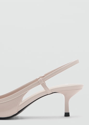 MANGO Slingpumps 'SUSA' in Beige