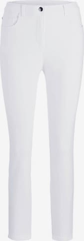 Goldner Jeans 'Bella' in Weiß: Vorderseite