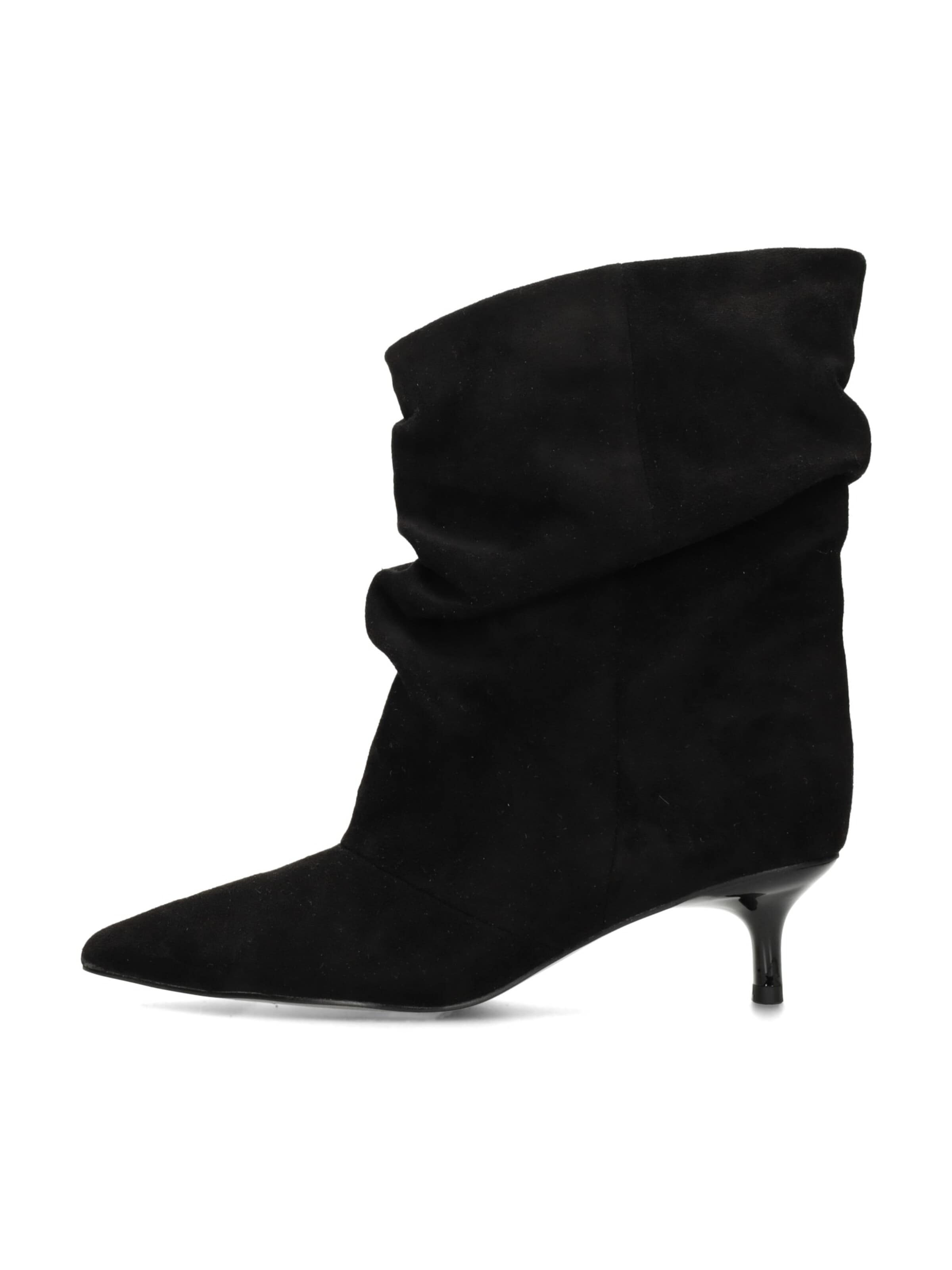 POSH by Poelman Enkellaarsjes 'POSH by Poelman EVA Damen Stiefeletten' in Zwart: voorkant