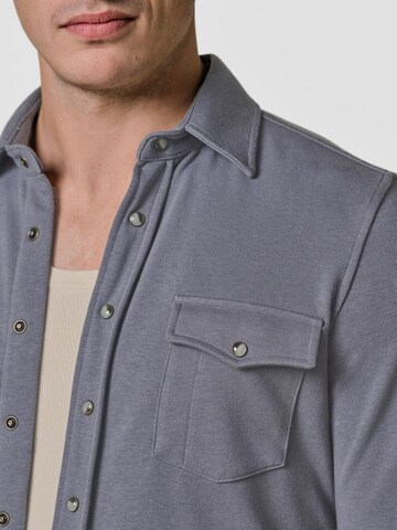 Profuomo Knit Cardigan in Blue