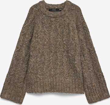 Pull-over 'VMIngrid' VERO MODA en marron : devant
