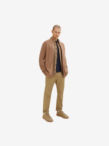 TOM TAILOR Knit Cardigan in Brown