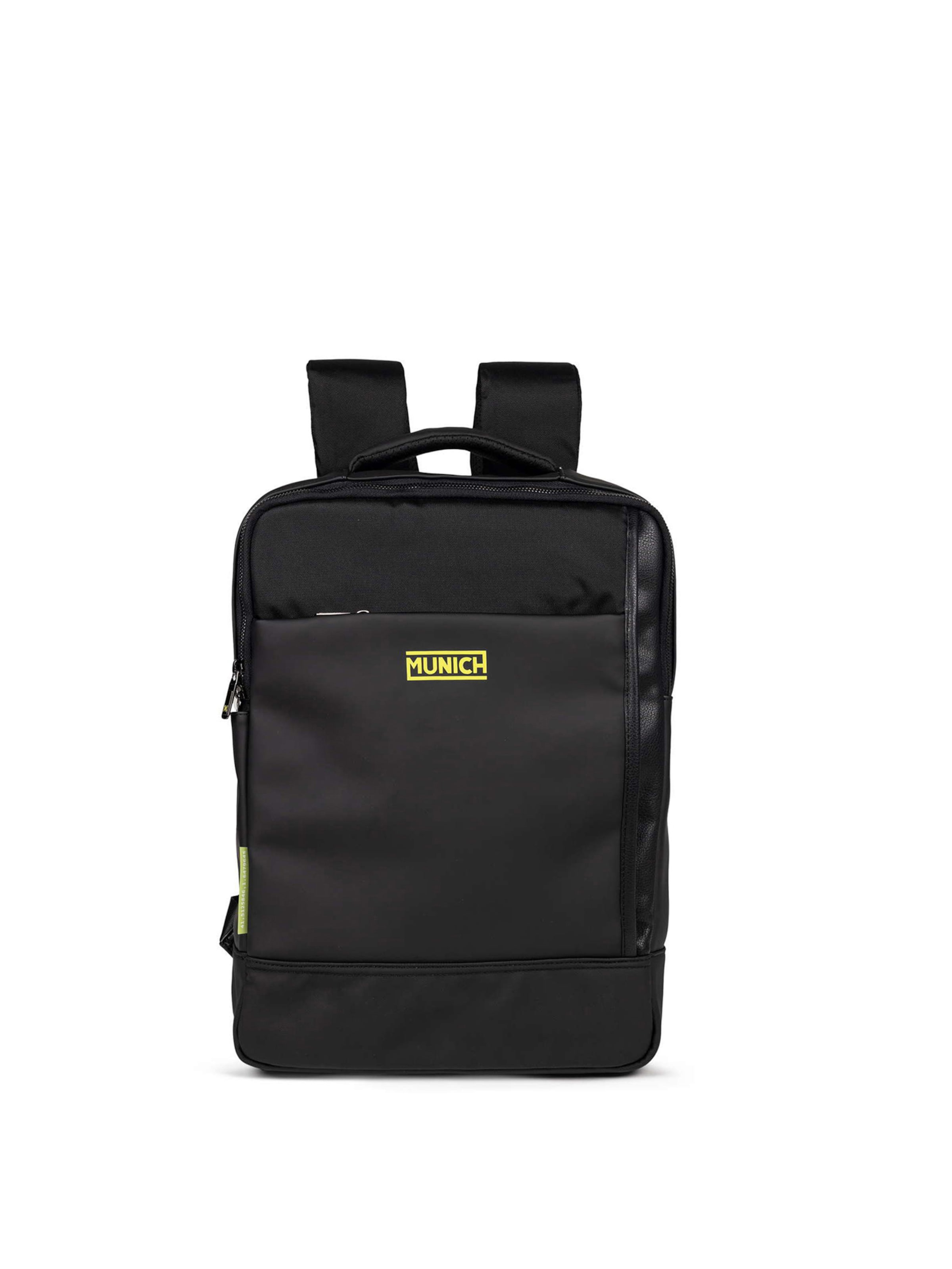 MUNICH Rygsæk ' JUNGLE ' i sort: forside