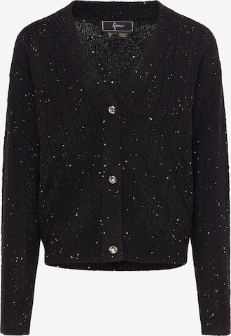 faina - Casaco de malha 'Festive' em preto: frente