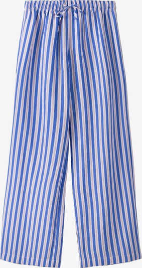 Bershka Pantalon en bleu marine / rose clair / blanc, Vue avec produit