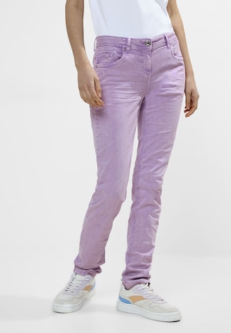 CECIL Regular Jeans 'Scarlett' in Purple: front