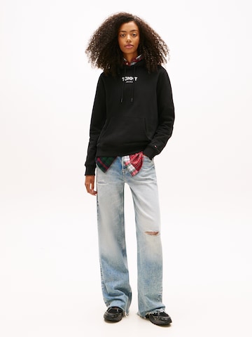 Tommy Jeans Sweatshirt 'ESS' in Schwarz