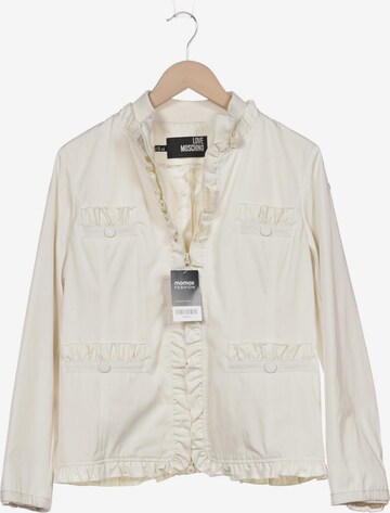 Love Moschino Jacket & Coat in XL in White: front