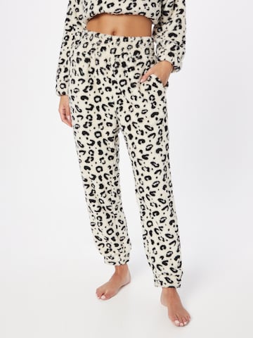 Hunkemöller Pyjamabroek in Beige: voorkant