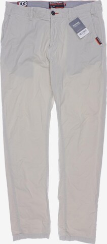 Superdry Pants in 34 in White: front