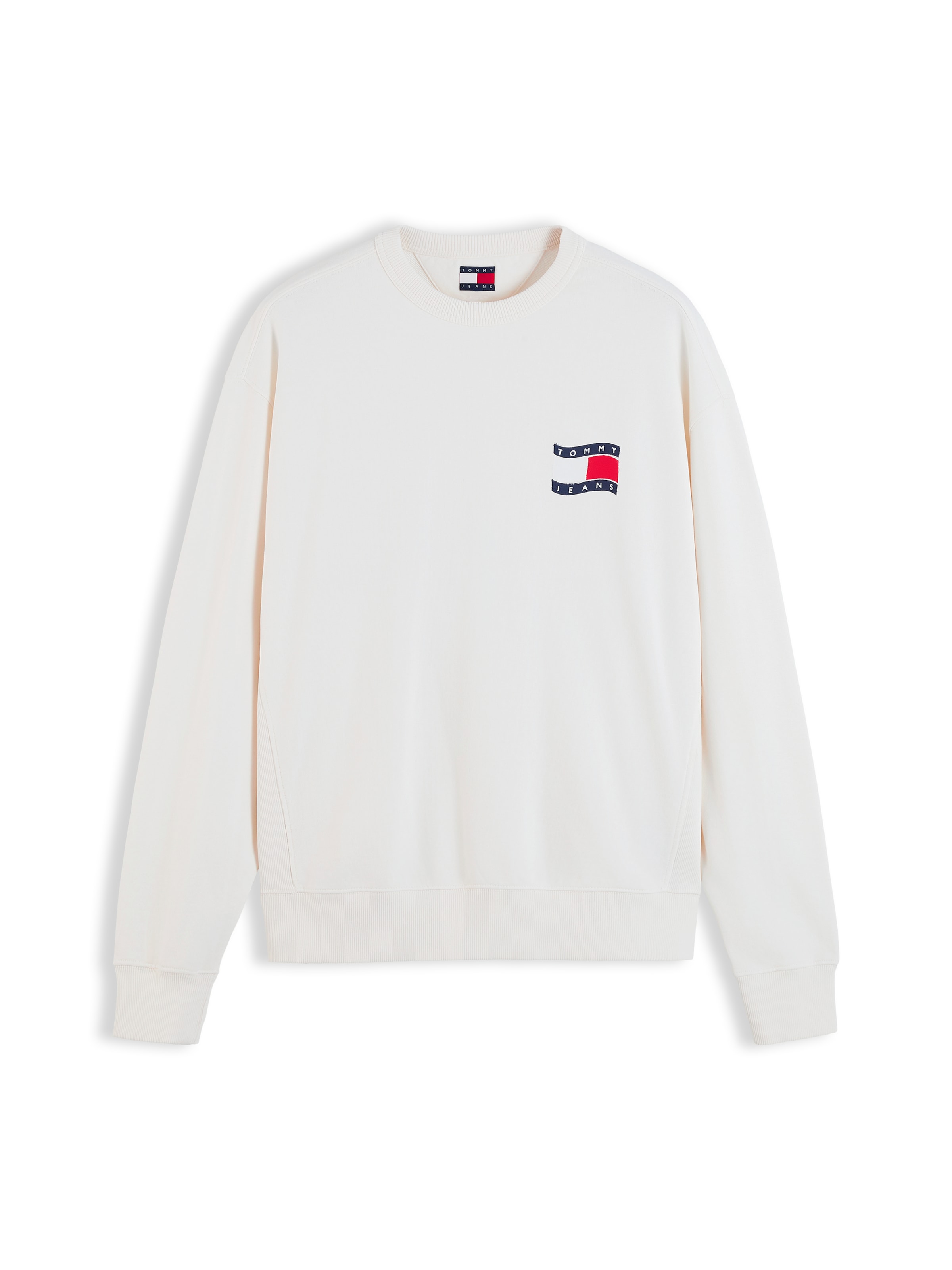 Tommy Jeans - Sudadera en blanco: frente