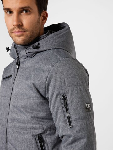 Hailys Men Winter Jacket 'Kevin' in Grey