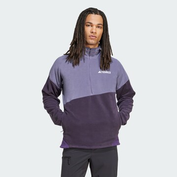 ADIDAS TERREX Sports sweater in Purple: front