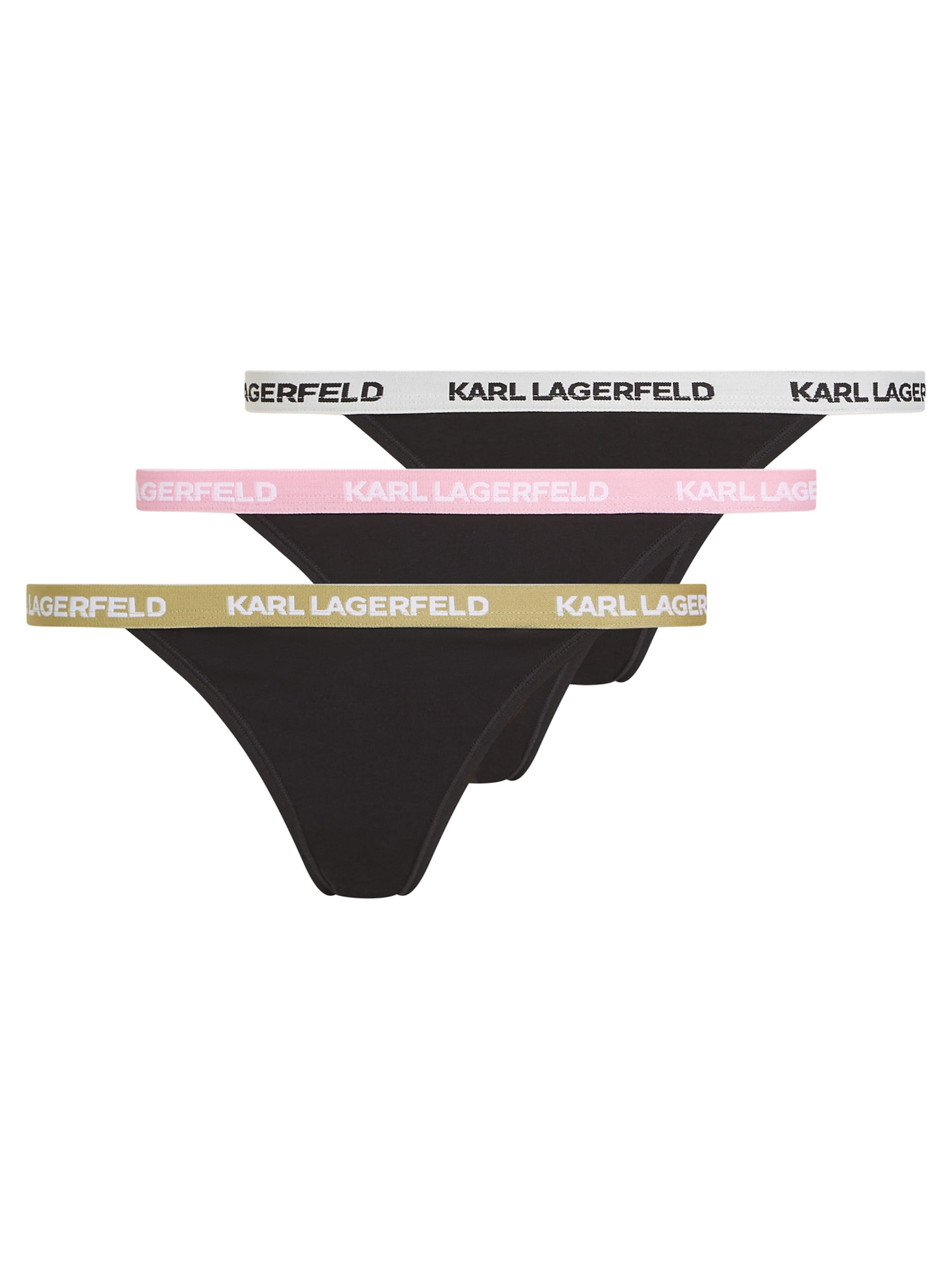 Karl LagerfeldSlip - crna boja: prednji dio