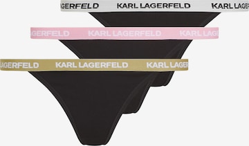 Karl Lagerfeld Alushousut värissä musta: etupuoli