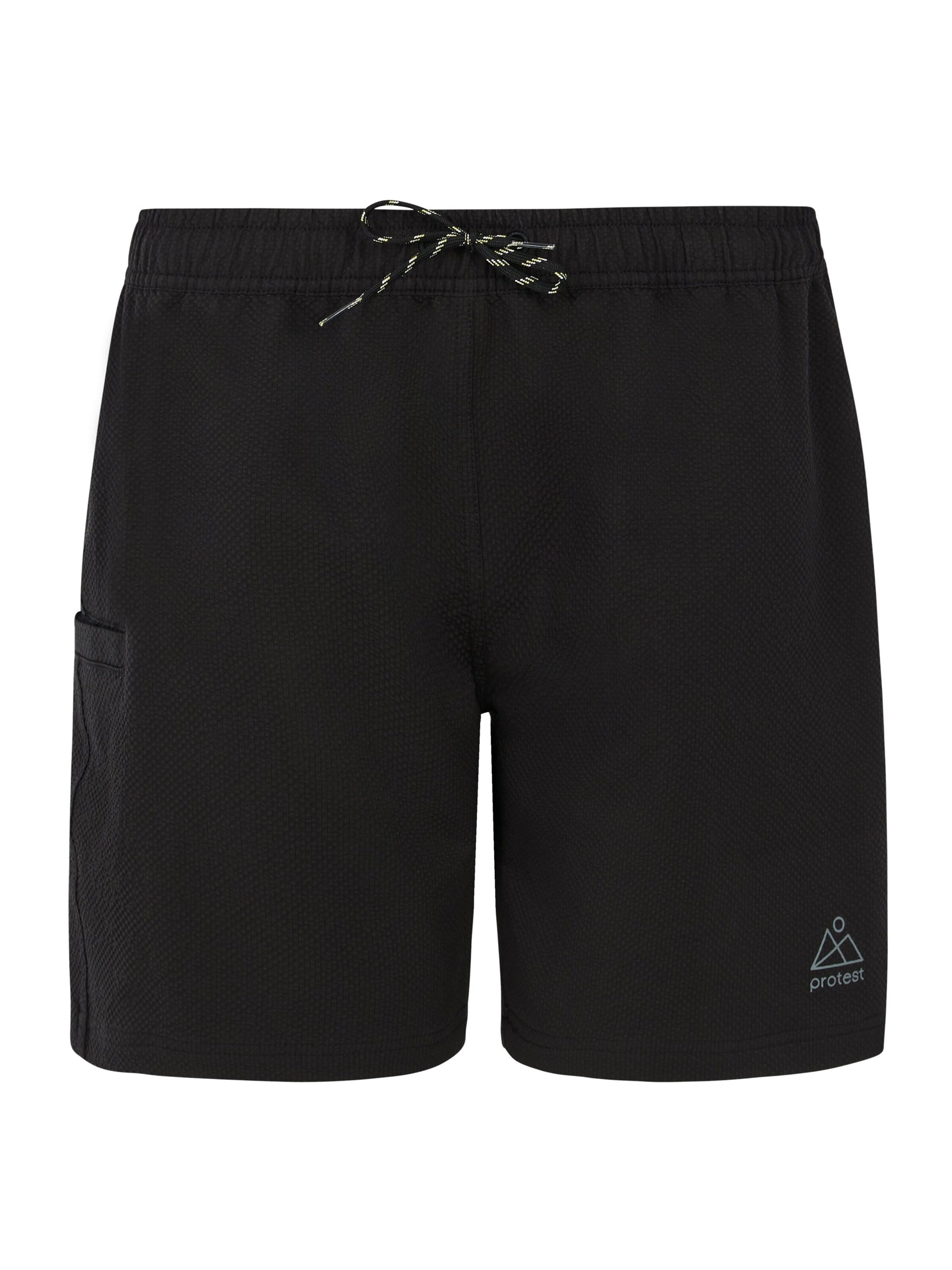 PROTEST Boardshorts 'PRTAgaat 25'‌‌‌‌ in Schwarz: Vorderseite
