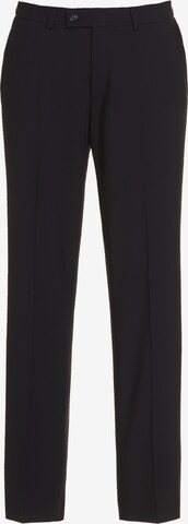 JP1880 Regular Pleated Pants in Black: front