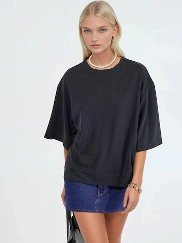 Busem Oversized shirt in Grijs: voorkant