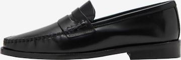 MANGO Classic Flats 'Luisa' in Black: front