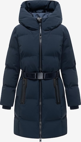 Cappotto funzionale 'Wolkenwichtel 14' di NAVAHOO in blu: frontale