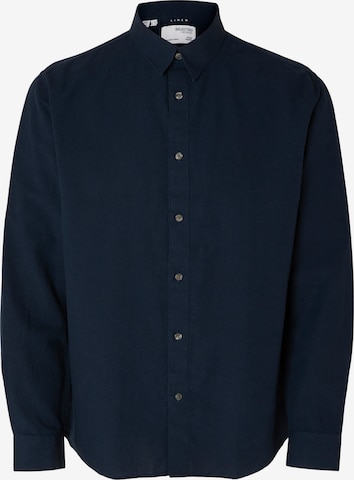 Chemise SELECTED HOMME en bleu : devant