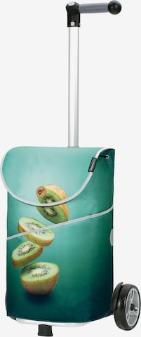 Trolley 'Unus Shopper MIX A10 ' di Andersen Shopper in verde: frontale