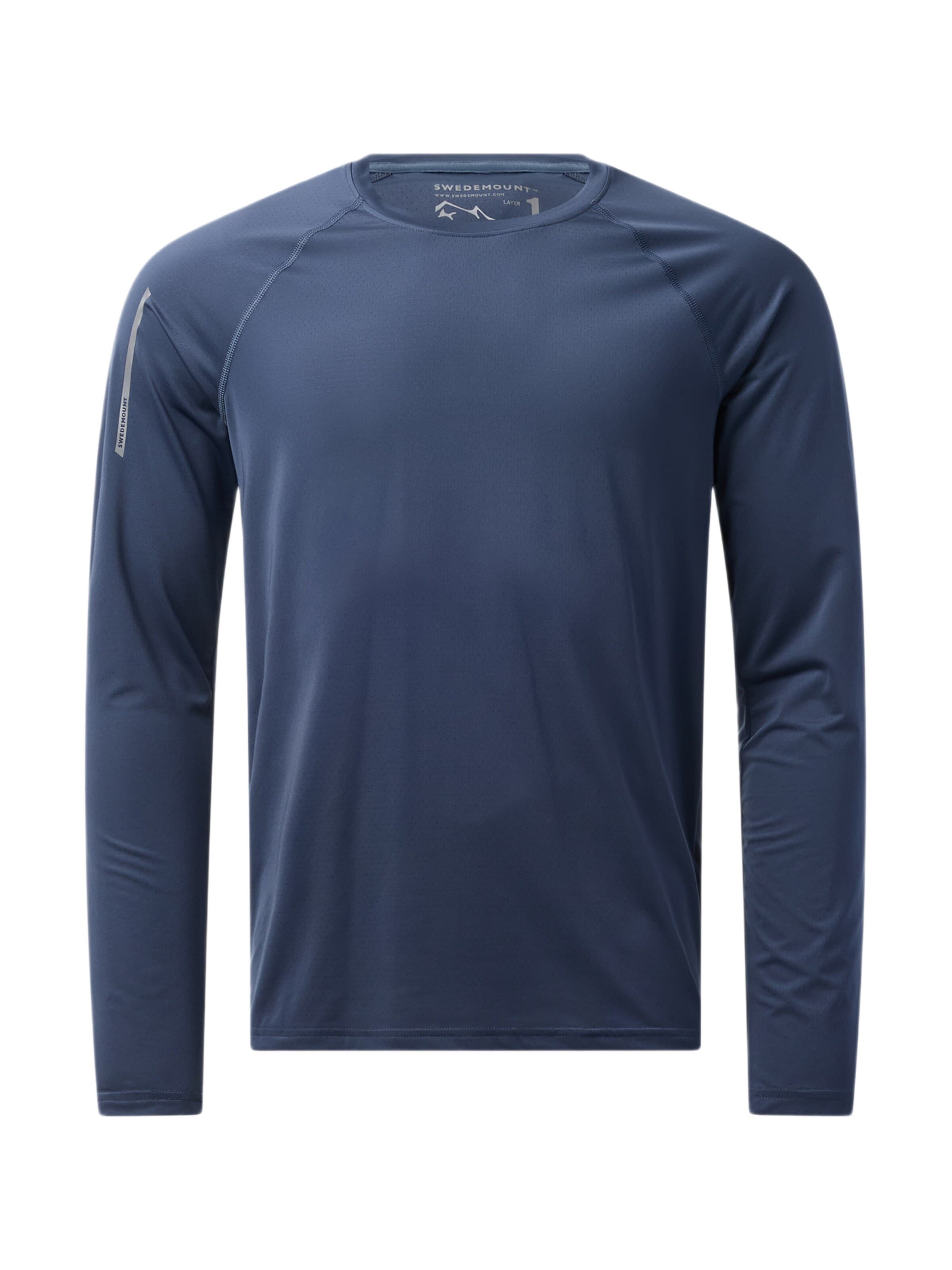 SWEDEMOUNT - Camiseta funcional 'Core' en azul: frente