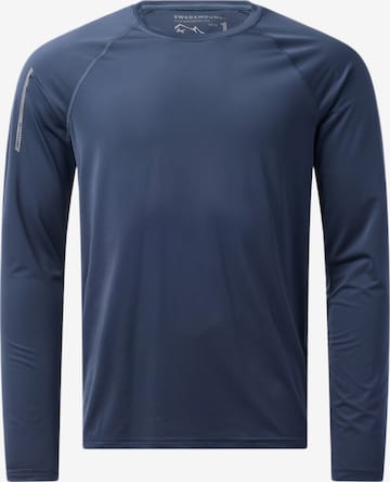 SWEDEMOUNT - Camiseta funcional 'Core' en azul: frente