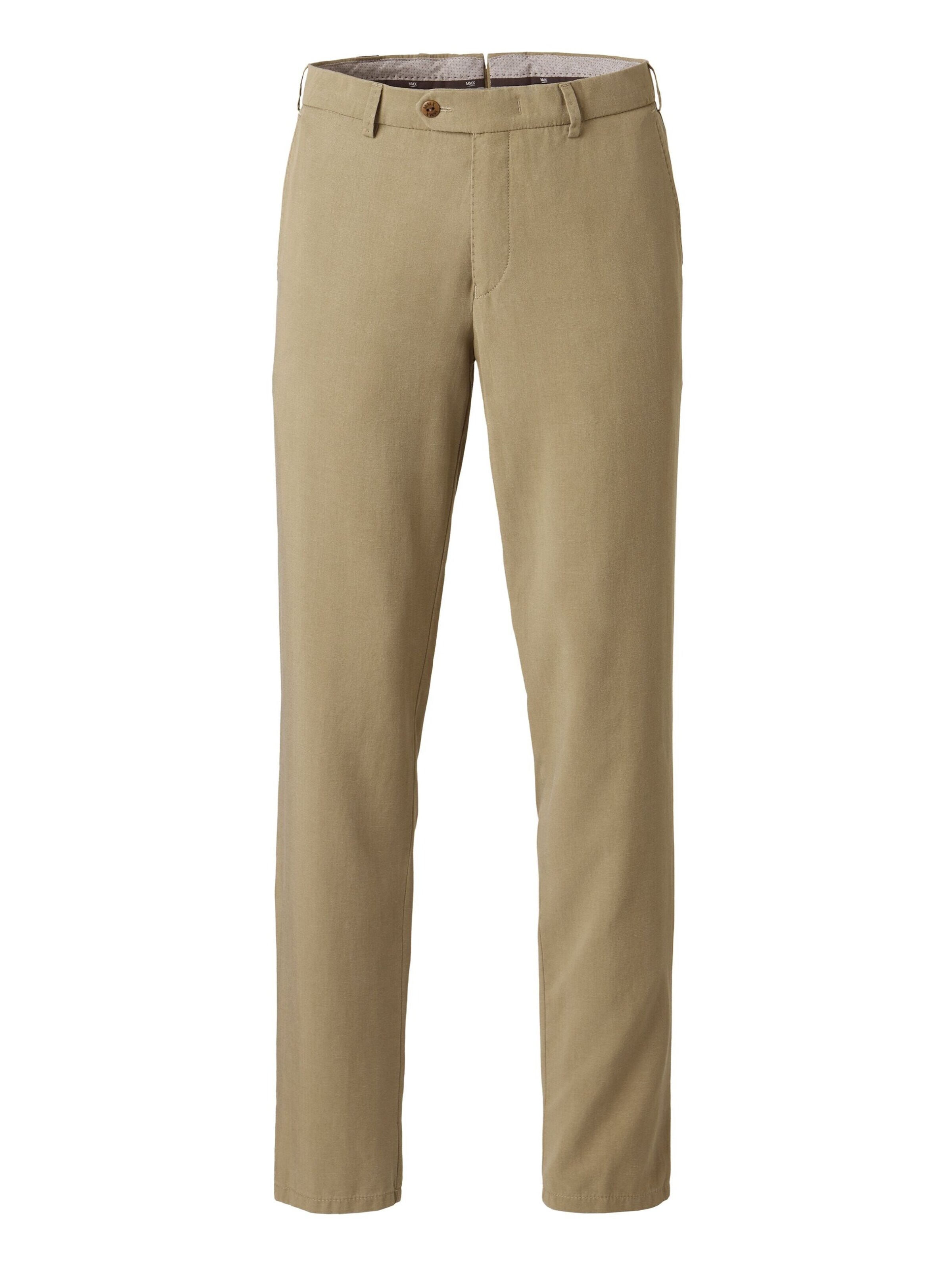 Pantalon chino MMX Germany en beige : devant