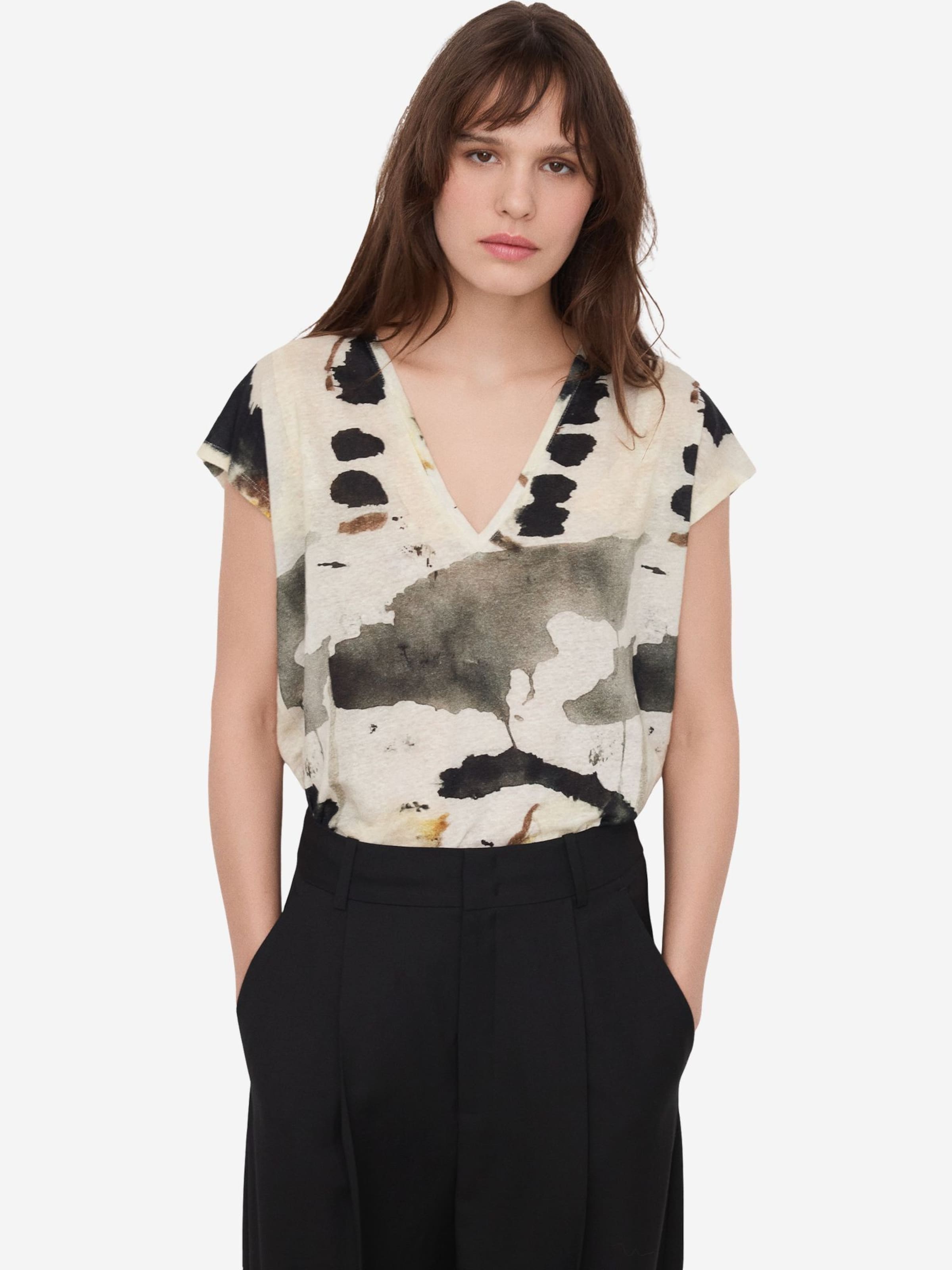 Adolfo Dominguez - Camisa em mistura de cores: frente