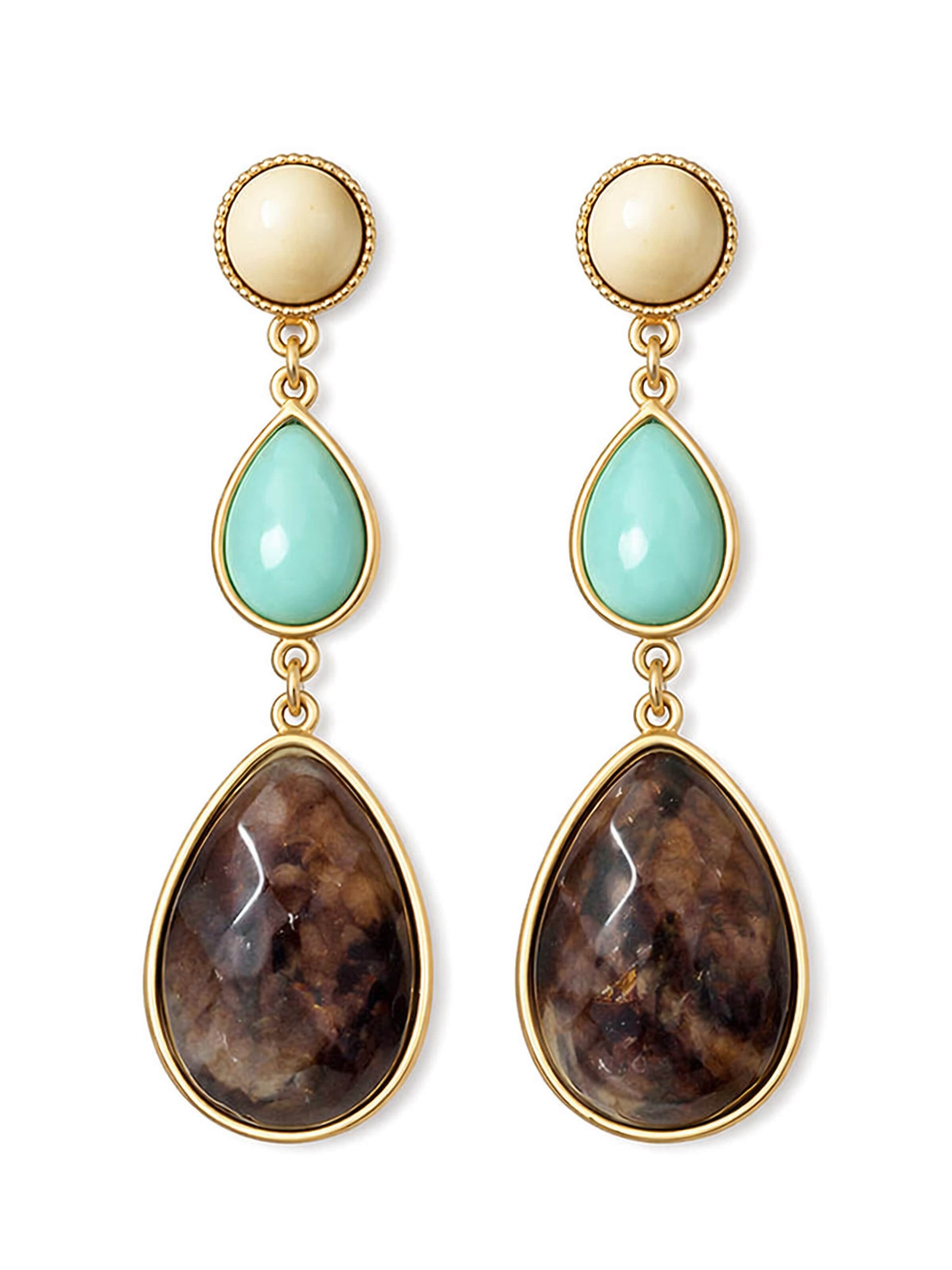 COLLEZIONE ALESSANDRO Earrings 'Svea' in Blue