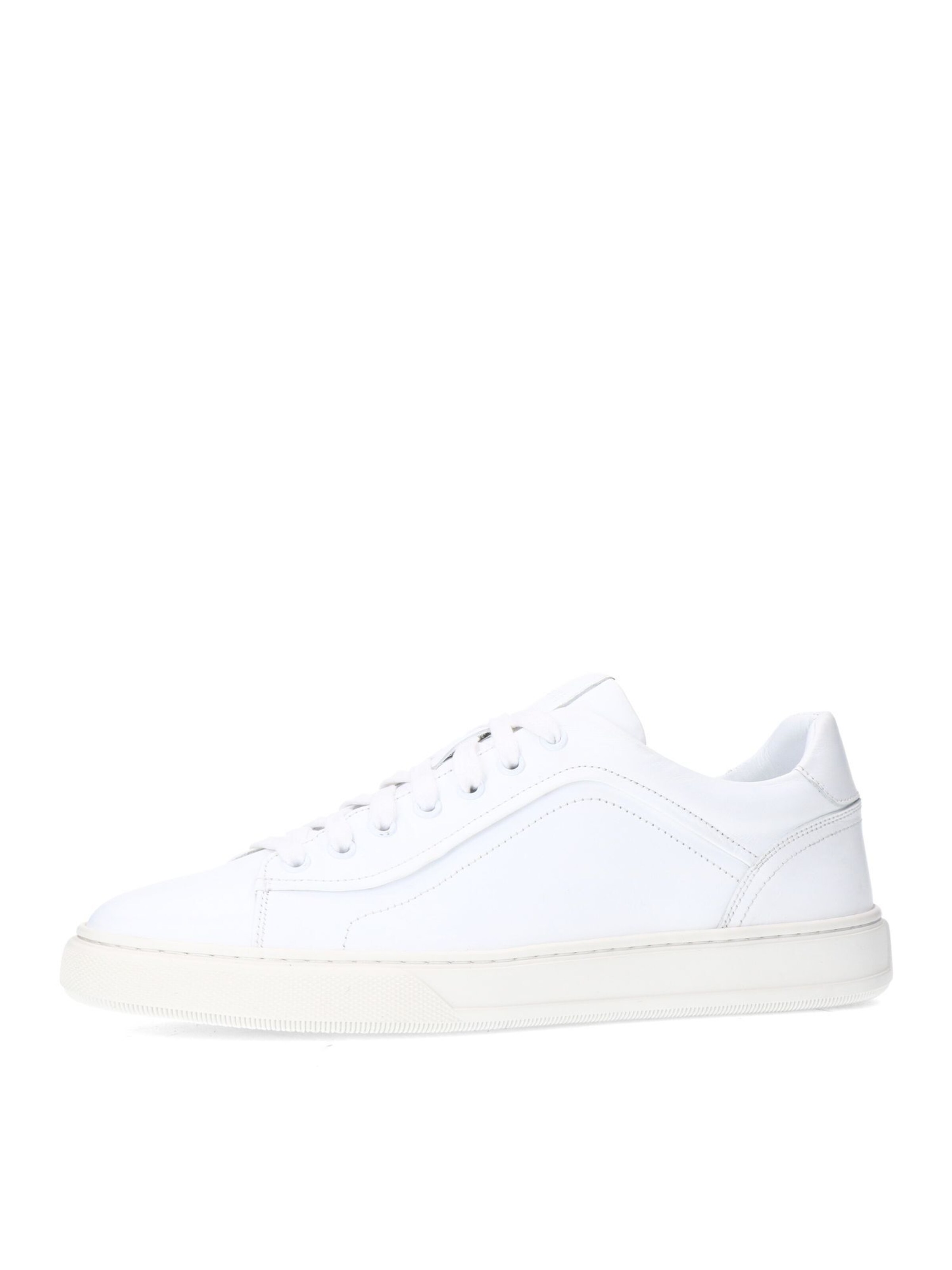 MANFIELD Sneakers laag in Wit: voorkant