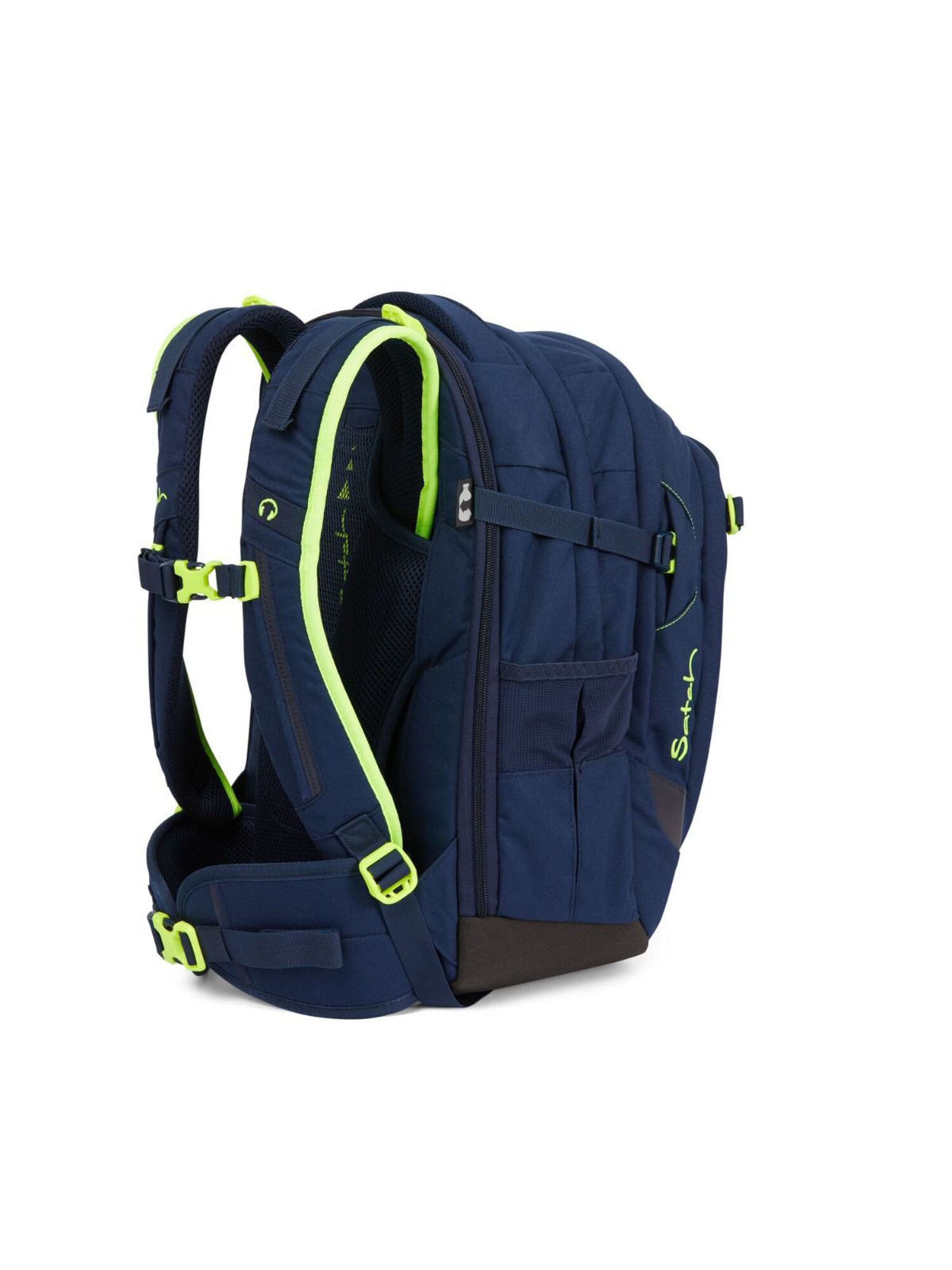 Satch Backpack 'Satch Match Schulrucksack Set 3tlg' in Blue