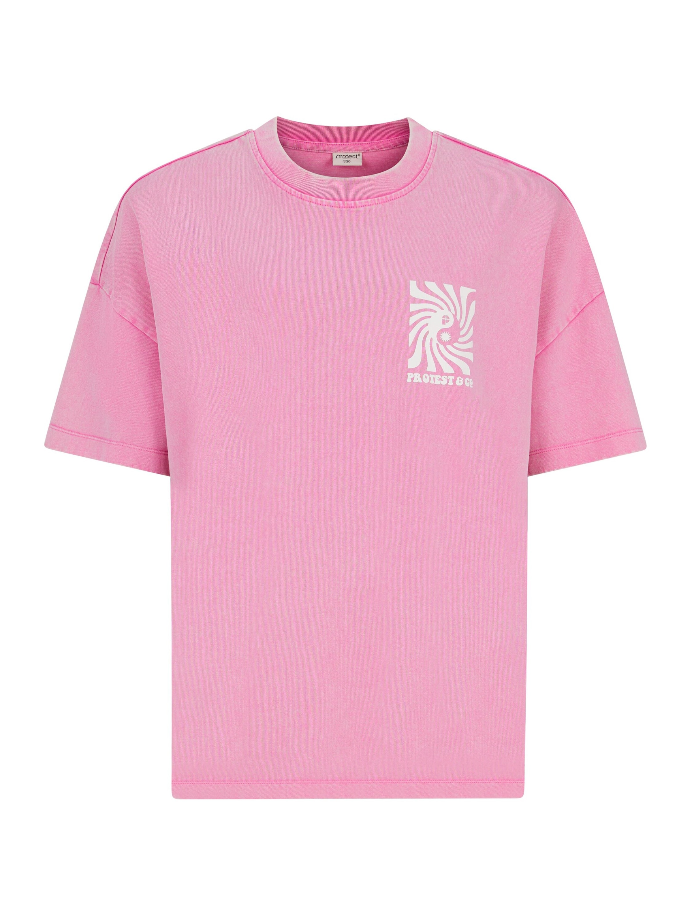 PROTEST Shirt 'PRTVIVAO' in Roze: voorkant