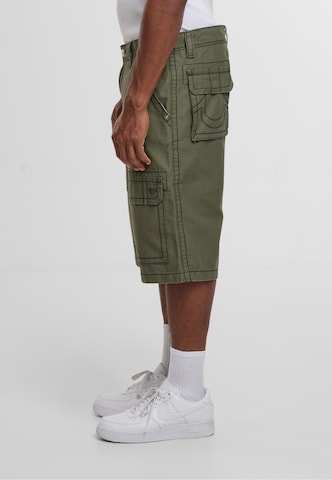 True Religion Loosefit Cargobroek 'Vinny' in Groen
