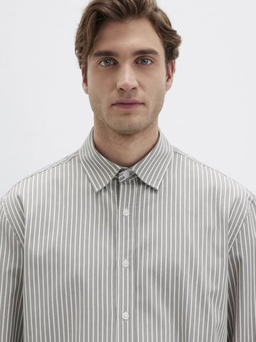 Mavi Regular fit Button Up Shirt in Grey