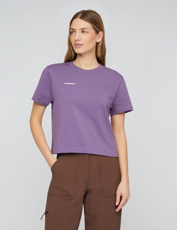 MAMMUT Funktionsshirt in Lila: Vorderseite