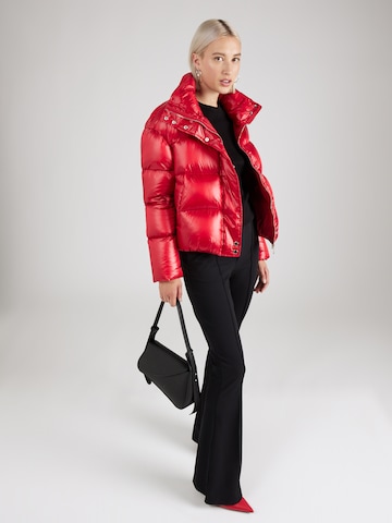 PATRIZIA PEPE Zimska jakna | rdeča barva