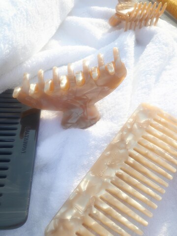 brūns SALT&WAVE Aksesuāri matiem 'Santorini Comb'