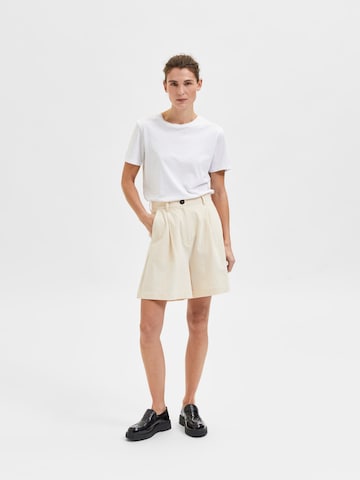 SELECTED FEMME Loosefit Shorts in Beige