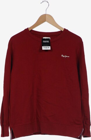 Pepe Jeans Sweatshirt & Zip-Up Hoodie in L in Red: front